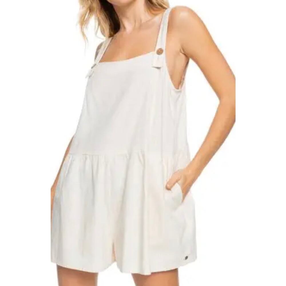 Channel breezy, summery style in this sleeveless romper